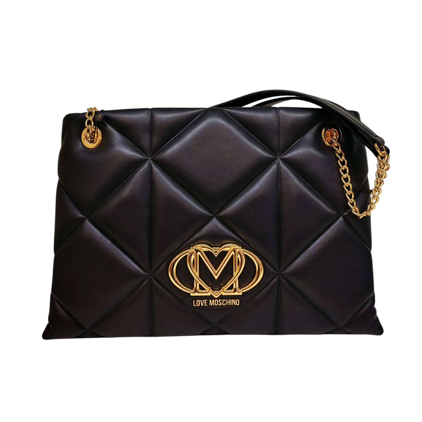 Love Moschino Embossed Quilted Shoulder Bag