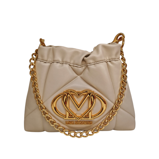 Love Moschino Embossed Quilted Bucket Bag