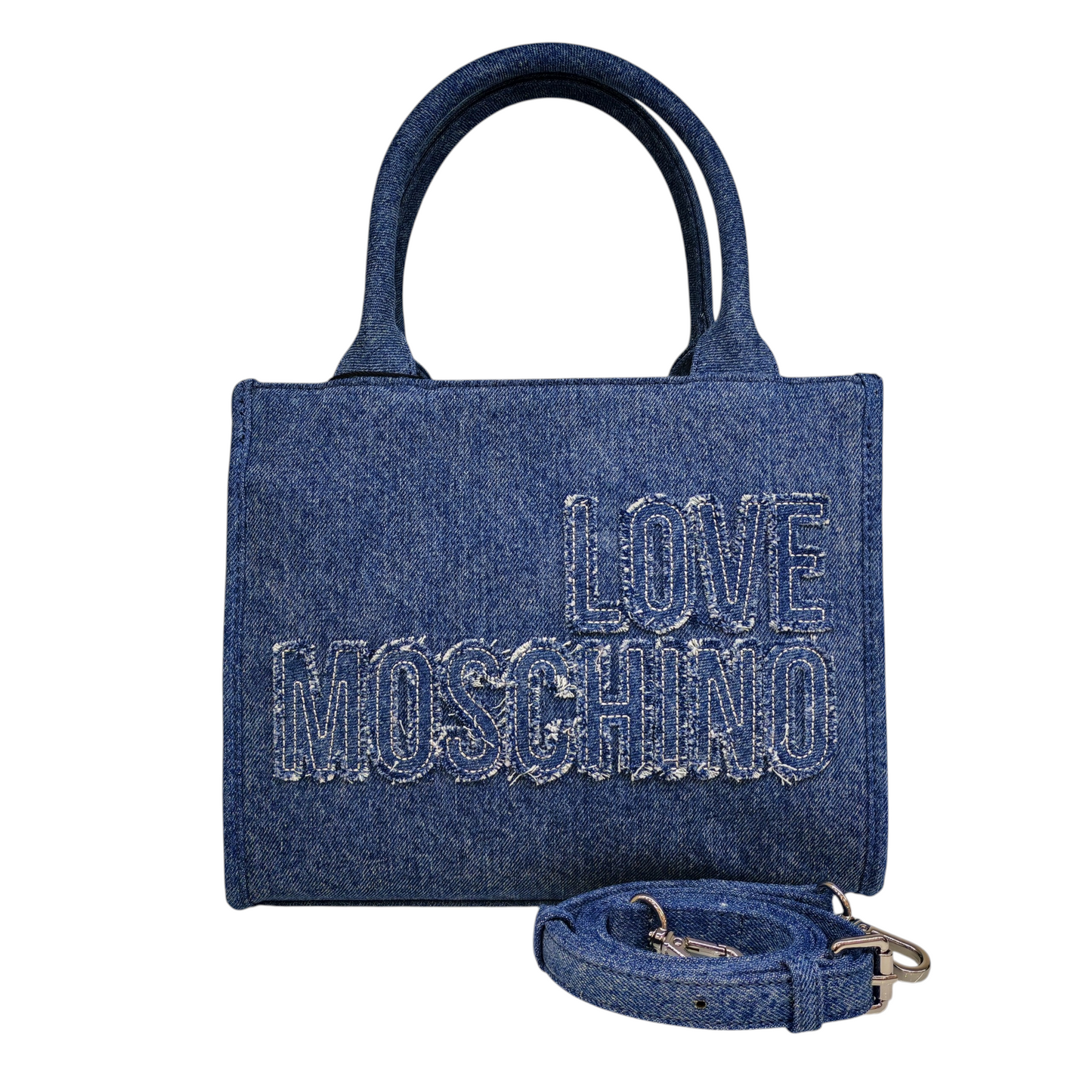 Love Moschino Denim Mini Tote Bag