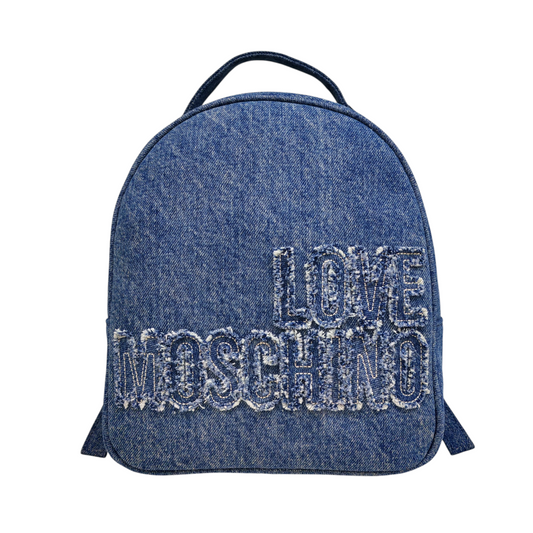 Love Moschino Denim Small Backpack