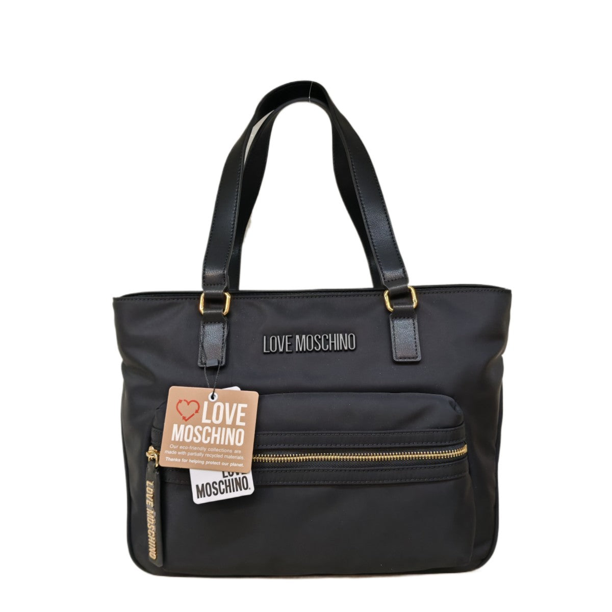 LOVE MOSCHINO EASY GO Nylon Tote Bag