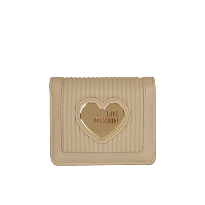 Love Moschino Pleated small wallet