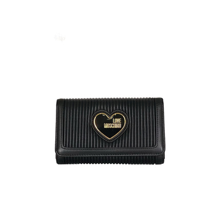 LOVE MOSCHINO PLEATED MD WALLET