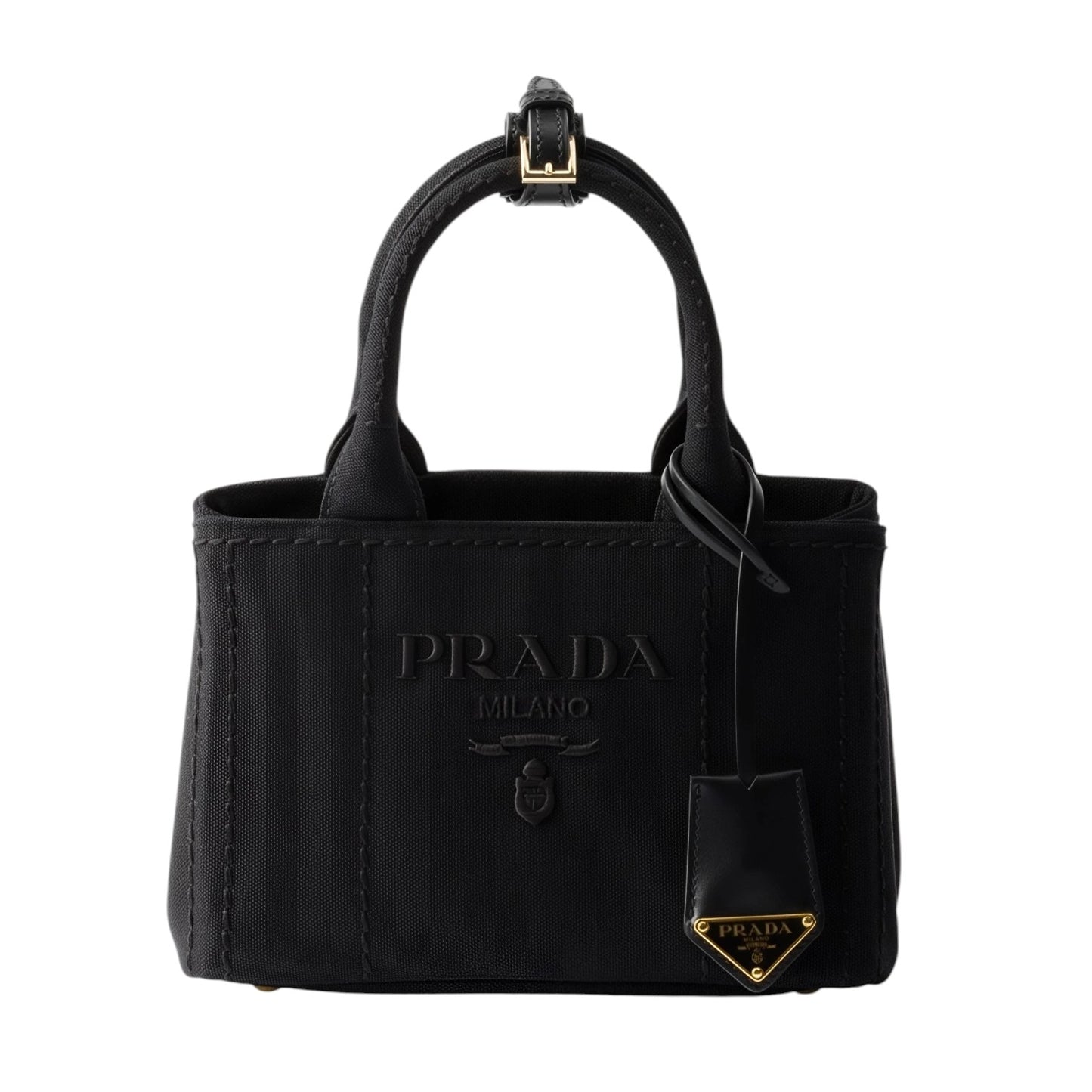 PRE-ORDER PRADA Jardinière Mini Cotton Canvas Handbag