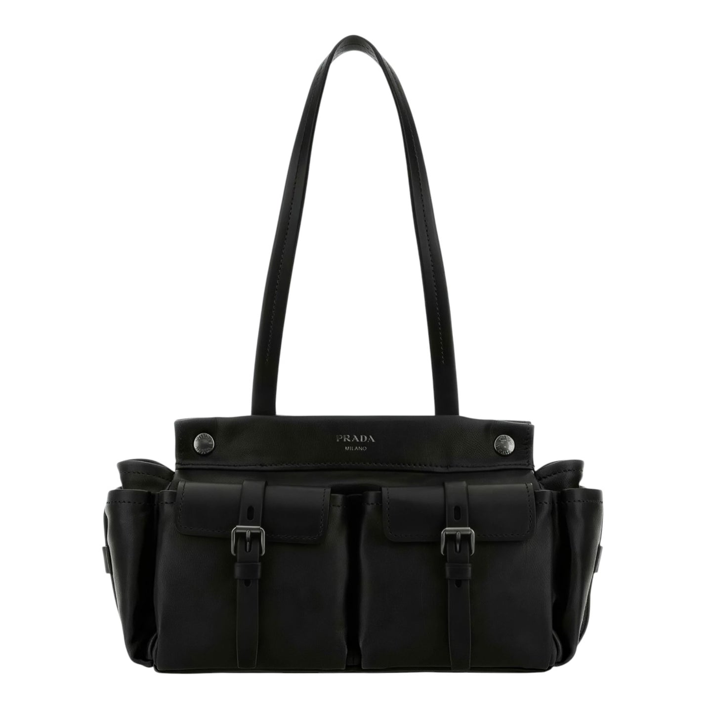 PRE-ORDER PRADA Route Medium Leather Tote Bag