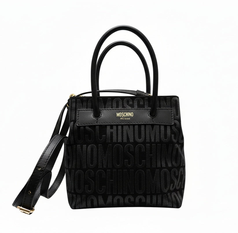MOSCHINO COUTURE All over logo mini Tote