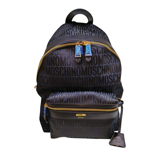 MOSCHINO COUTURE All over logo Backpack