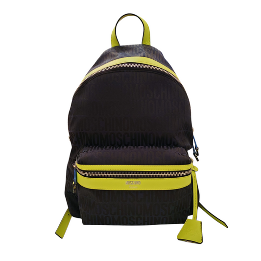 MOSCHINO COUTURE Logo Jacquard Backpack