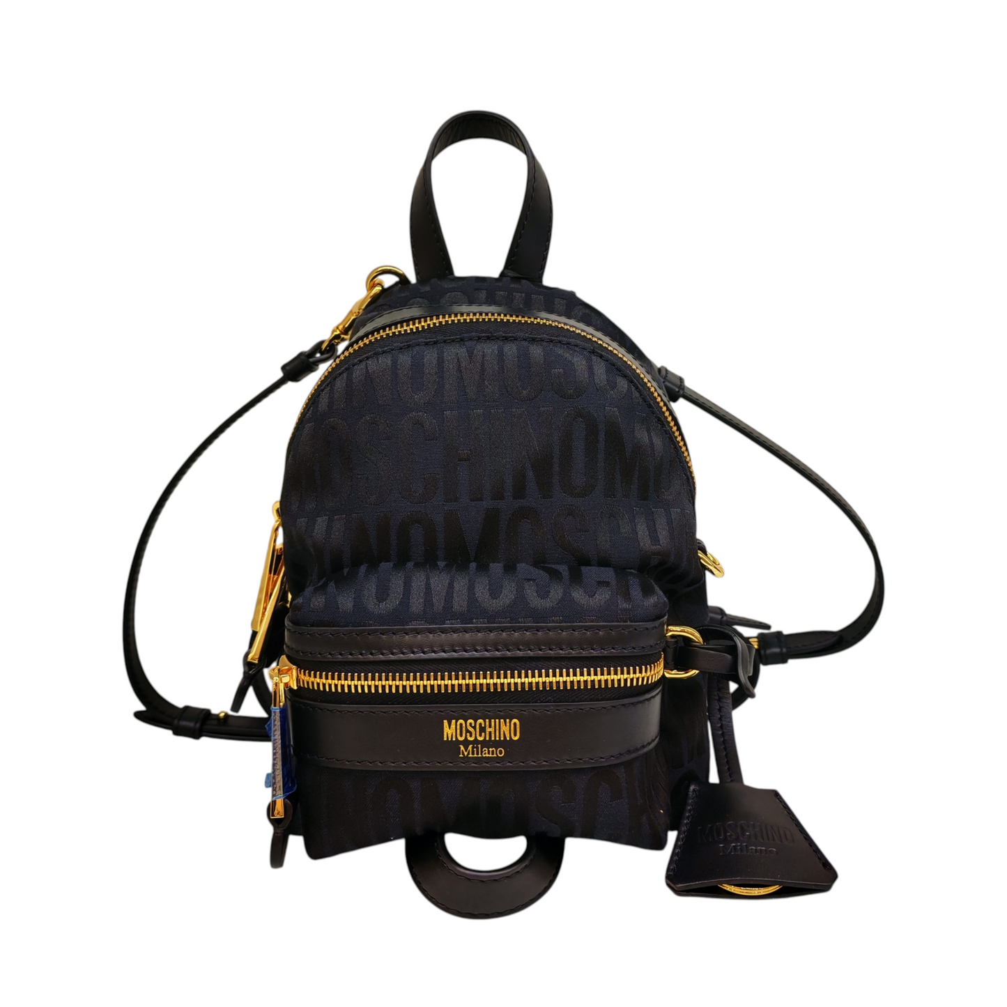 MOSCHINO COUTURE All over logo mini backpack
