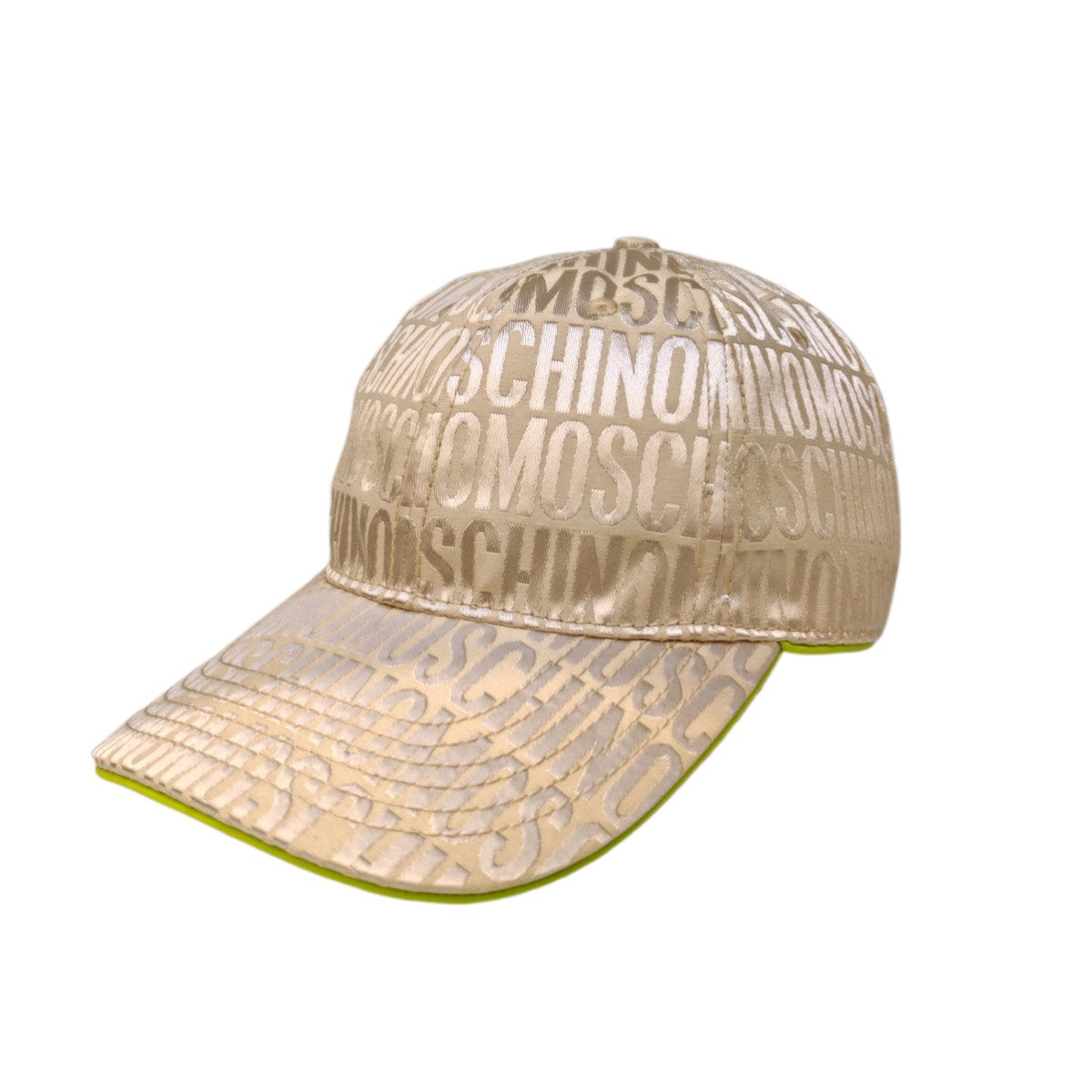 MOSCHINO COUTURE All Over Logo Jacquard Baseball Cap