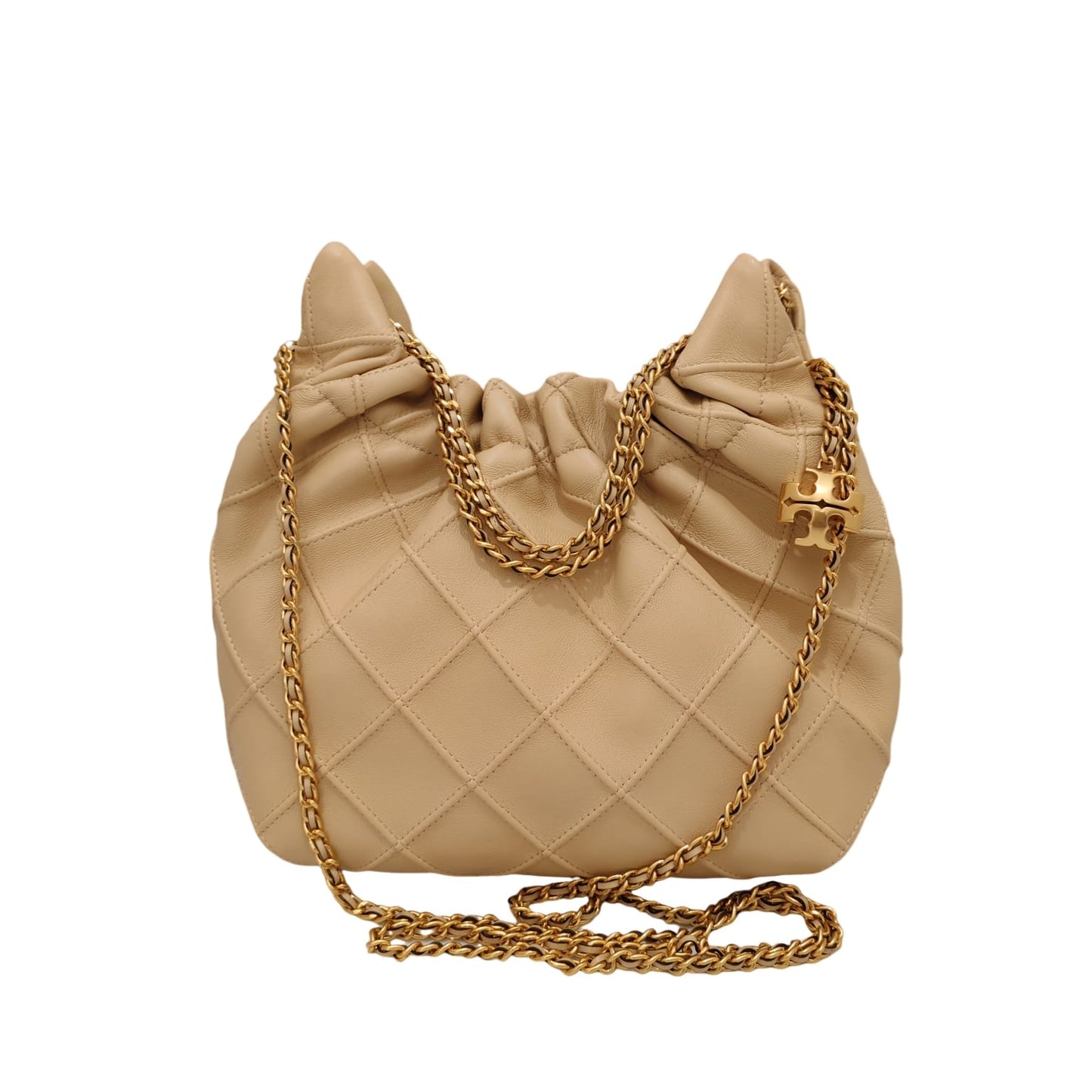 TORY BURCH mini FLEMING drawstring bag