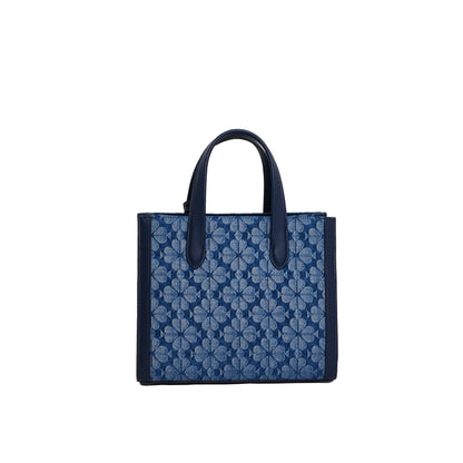 Kate Spade Spade Flower Jacquard Denim Manhattan small Tote
