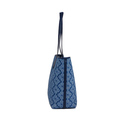 Kate Spade Spade Flower Jacquard Denim Bleecker Large Tote