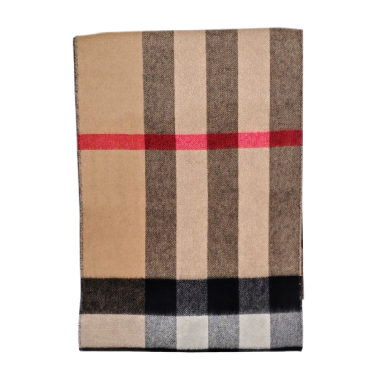 BURBERRY CHECK CASHMERE SCARF