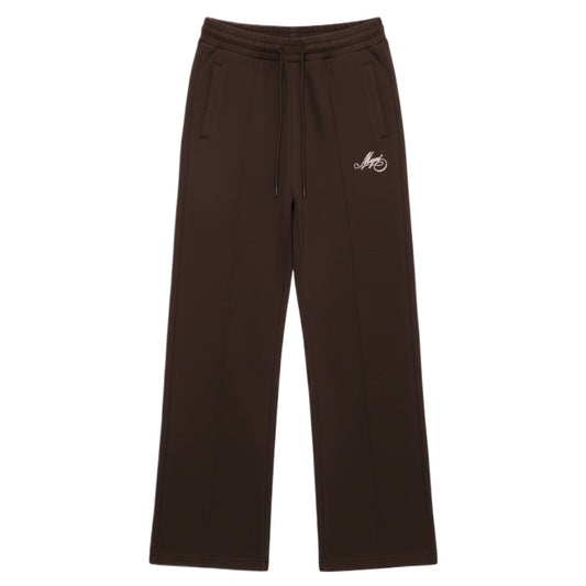 MSGM Jersey joggers with cursive MSGM logo