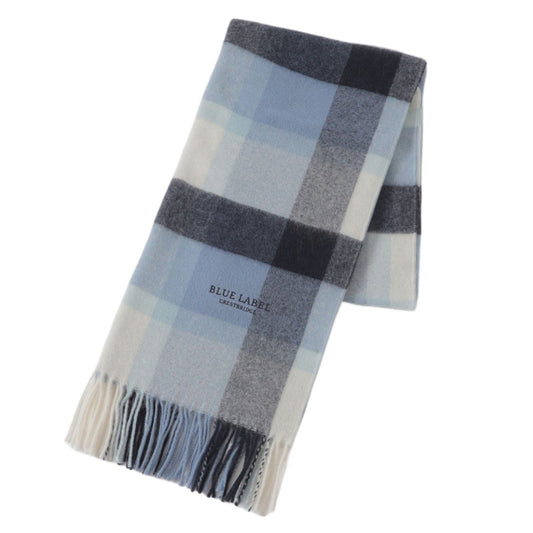 BLUE  LABEL  CRESTBRIDGE  Crestbridge  Check  Washable  Cashmere  Muffler