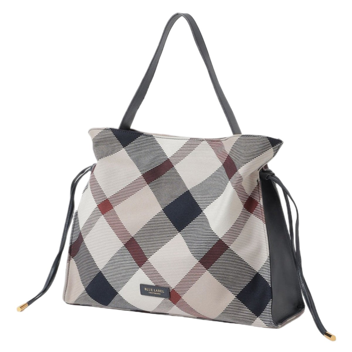 BLUE LABEL CRESTBRIDGE Check Calze Gathered Bag