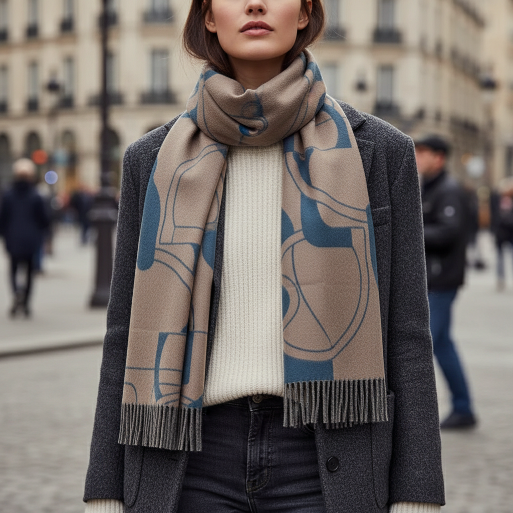 Hermès Metal Equestre scarf